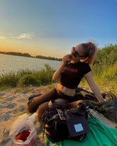 Bold Statement Baby Tee Crop Top – Edgy & Trendy Streetwear Color Black