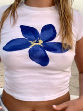 Floral Graphic Baby Tee – Chic & Trendy Crop Top