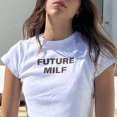Future Milf Baby Tee | Crop Top