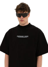 Your Basic Black Unisex Oversized Tshirt