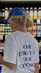 Motivational Graphic T-Shirt – “Your Energy Is Your Currency” Inspirational Print