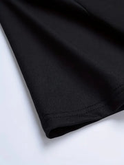 Men's Oversized Ace of Spades Graphic T-Shirt – Black Streetwear Tee