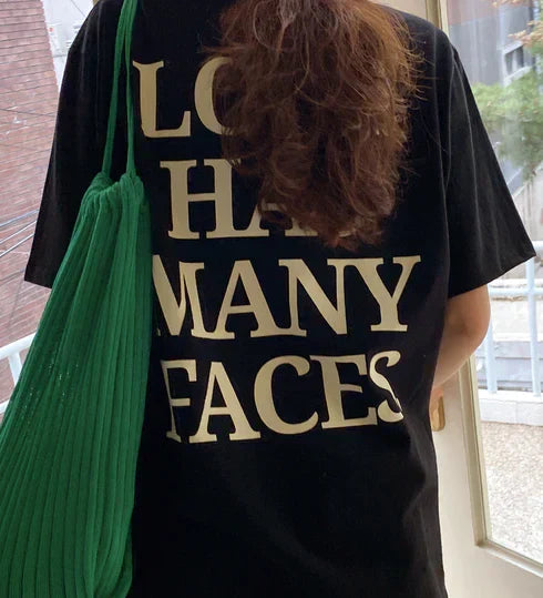Love Has Many Faces Oversized T-Shirt | Drop Shoulder