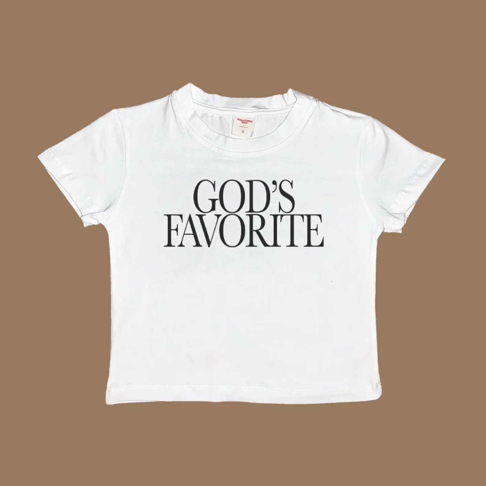 God's Favorite Baby Tee | Crop Top