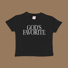 God's Favorite Baby Tee | Crop Top
