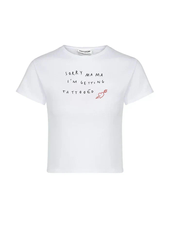 Sorry Mama Baby Tee | Crop Top