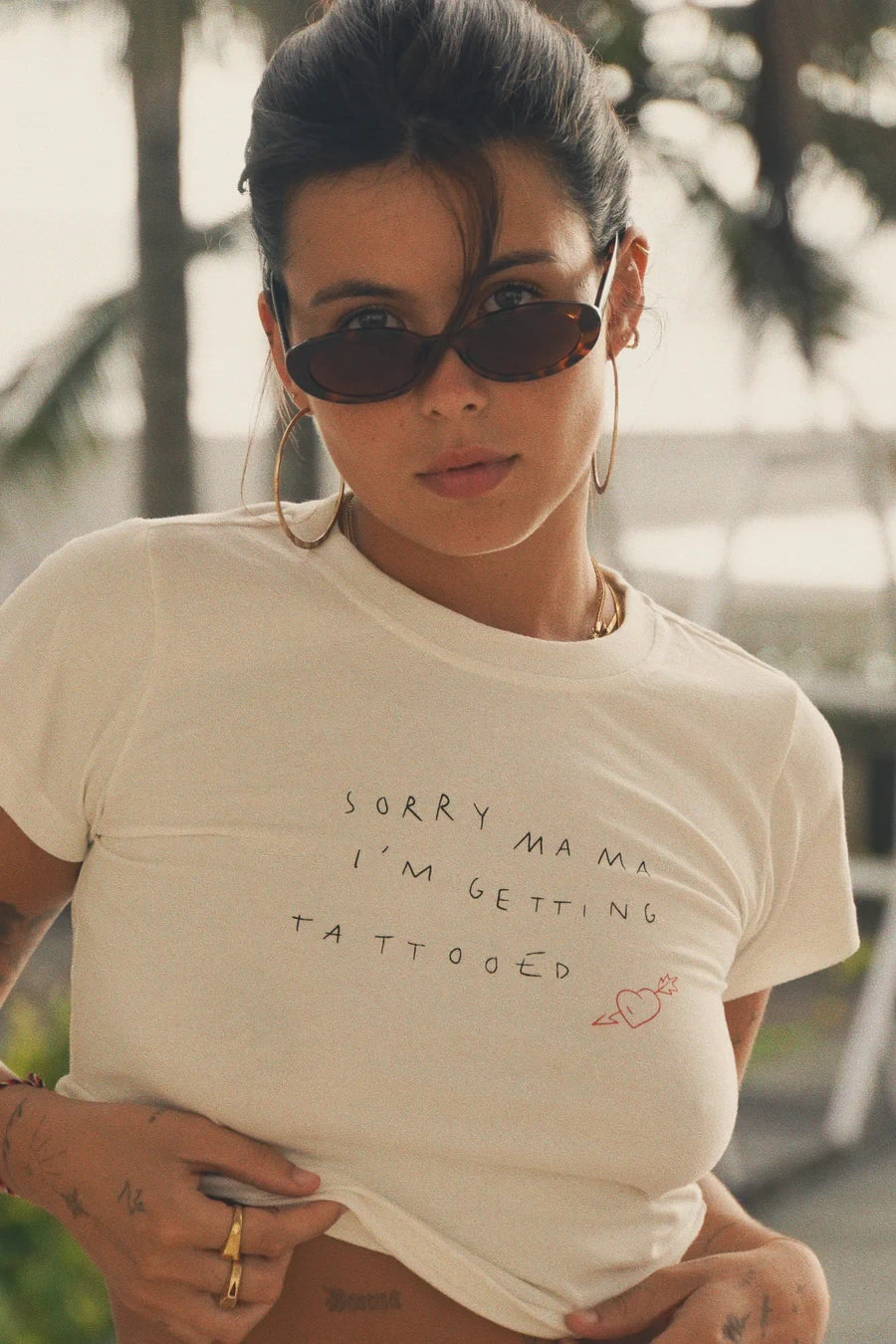 Sorry Mama Baby Tee | Crop Top