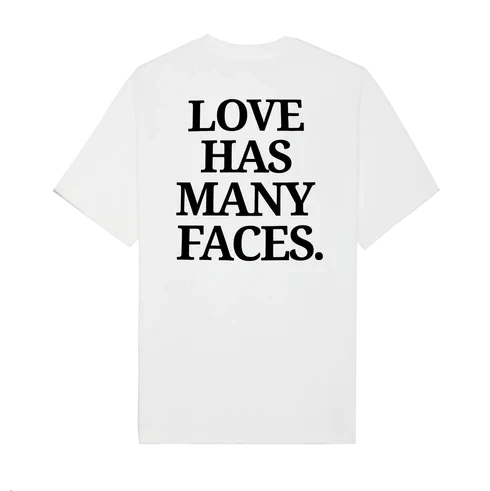 Love Has Many Faces Oversized T-Shirt | Drop Shoulder