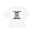 Men’s Oversized “It’s Just a Game” Graphic T-Shirt – White