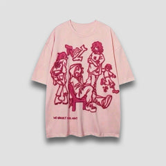 Street Art Graphic Oversized T-Shirt – 180 GSM Premium Cotton